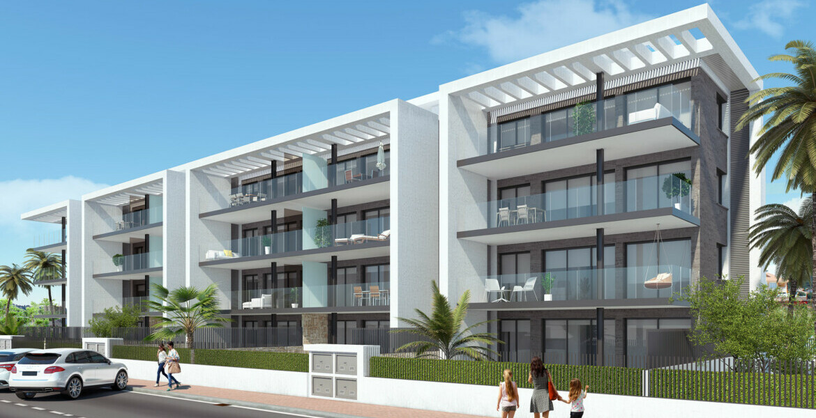 New-build apartments for sale in Javea on the Arenal